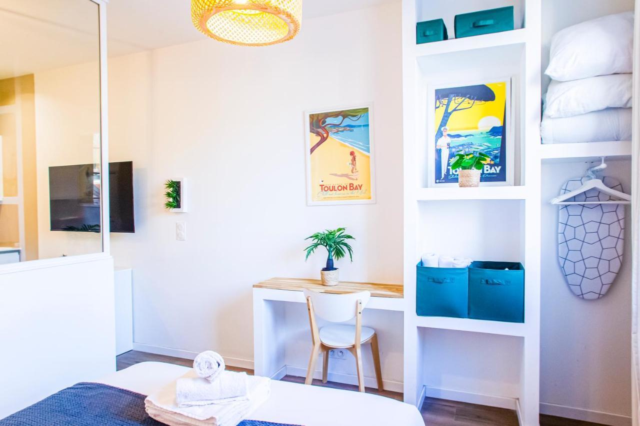 La Cle Studio Clim, Wifi, Gare Et Port De 툴롱 외부 사진